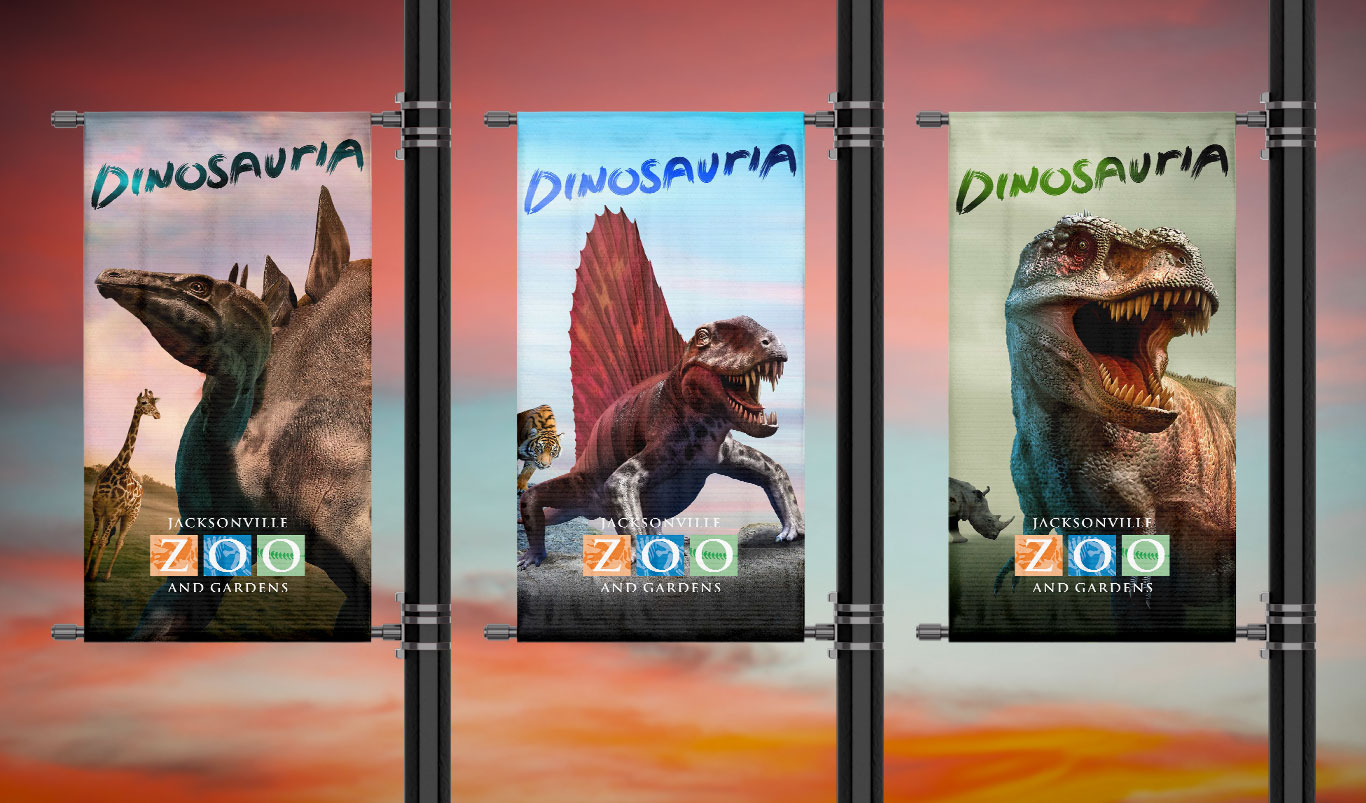 Dinosauria outdoor banners