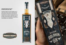 2020 Jacksonville ADDY Awards — Gold Award "Silver Dolphin Gin Label for Three Brothers Distillery"