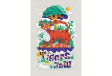 2020 Jacksonville ADDY Awards — Silver Award "AIGA Tigers Jaw Poster"